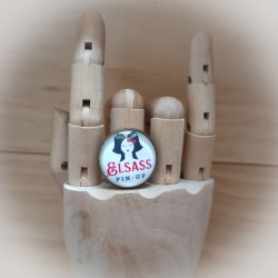 Bague cabochon Elsass Pin-Up