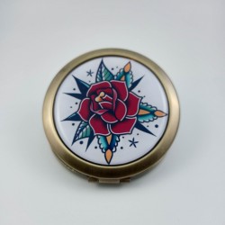 Miroir de poche Rose Tattoo