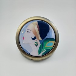Miroir de poche Flapper Girl