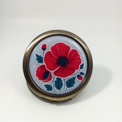 Miroir de poche Coquelicots