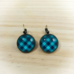 Boucles d'oreilles Vichy...