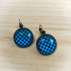 Boucles d'oreilles Vichy...