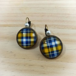Boucles d'oreilles Tartan...