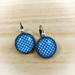 Boucles d'oreilles Pois...