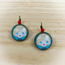 Boucles d'oreilles cabochon...