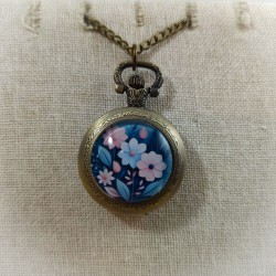 Sautoir montre Flowers