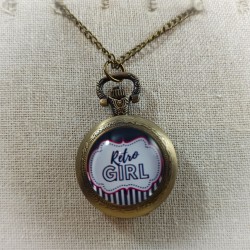 Sautoir montre Retro Girl