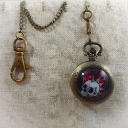 Montre à gousset Punk's not...