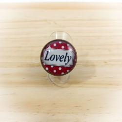 Bague Lovely rouge