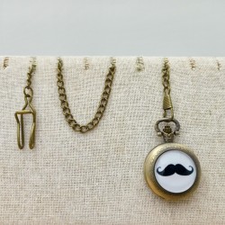 Montre à gousset Moustache