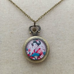 Sautoir montre Geisha 1