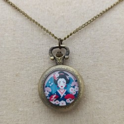 Sautoir montre Geisha 2