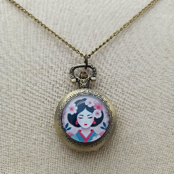 Sautoir montre Geisha 3