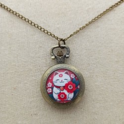 Sautoir montre Maneki Neko 2