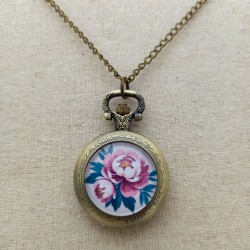 Sautoir montre Vintage Peony