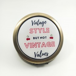 Miroir de poche Vintage style
