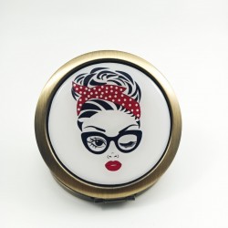 Miroir de poche Pin-Up