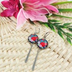 Boucles d'oreilles acier...