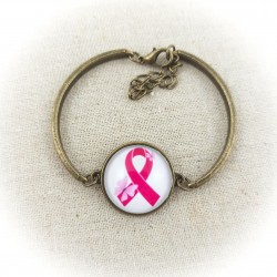 Bracelet cabochon OCTOBRE...