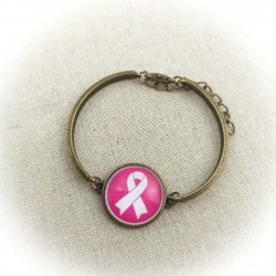 Bracelet cabochon OCTOBRE...