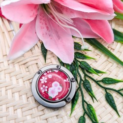 Accroche-sac Japanese flowers