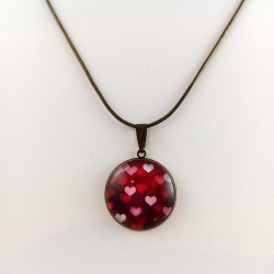 Collier cabochon St Valentin