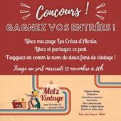 ✨CONCOURS !✨
Le weekend prochain vous pourrez me retrouver au Metz Vintage Festival !! Envie de venir y passer un super moment gratuitement ? Rien de plus facile ! Tentez de gagner deux entrées au salon ! 
👍 Likez ma page
📢 Likez et partagez ce post
👥 Tagguez deux amis fan de vintage 

Tirage au sort mercredi soir! L'heureux.se gagnant.e devra me contacter pour récupérer ses entrées ce weekend 😜
🍀Bonne chance🍀

#metzvintage #metz #salonretro #salonvintage #giveaway #concours #àgagner